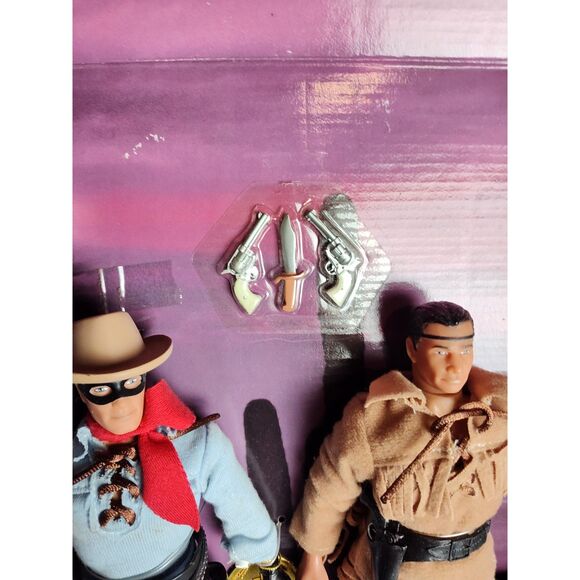 The Lone Ranger and Tonto 1998 Exclusive Premiere Poseable Action Figures - Picture 4 of 7
